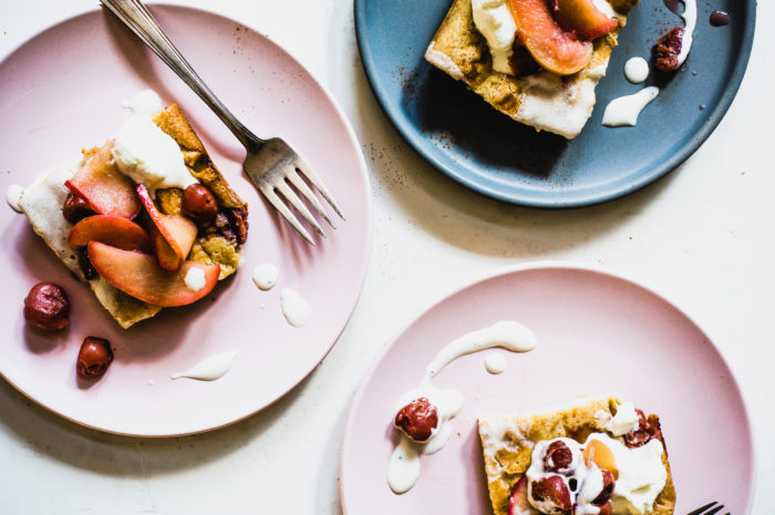 Tart Cherry and Apple Oven Pancake - Choose Cherries